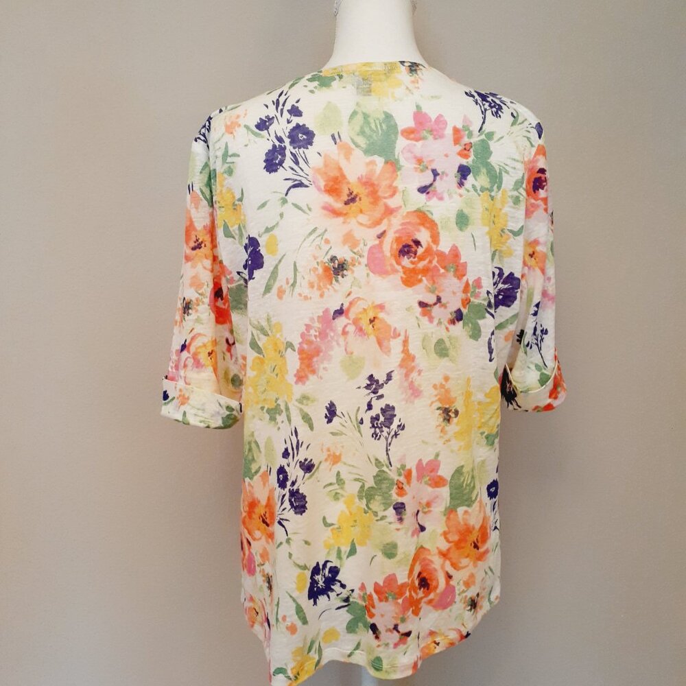 Lauren Ralph Lauren Linen Top - Picture 2 of 13